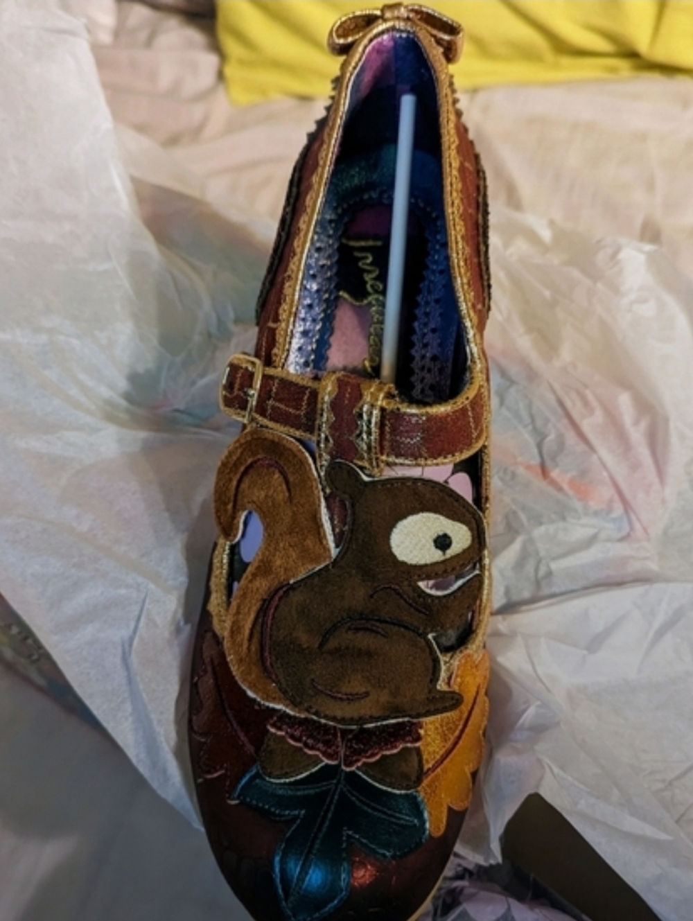 Irregular Choice Feeling Foxy Red Mary Jane Heels - Picture 4 of 6